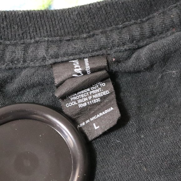 Rock Band Tee Adult Large Black Marilyn Manson Portrait of an American Family - Picture 6 of 6